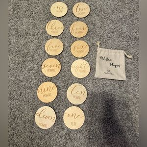 Neutrum Bear Milestone Plaques